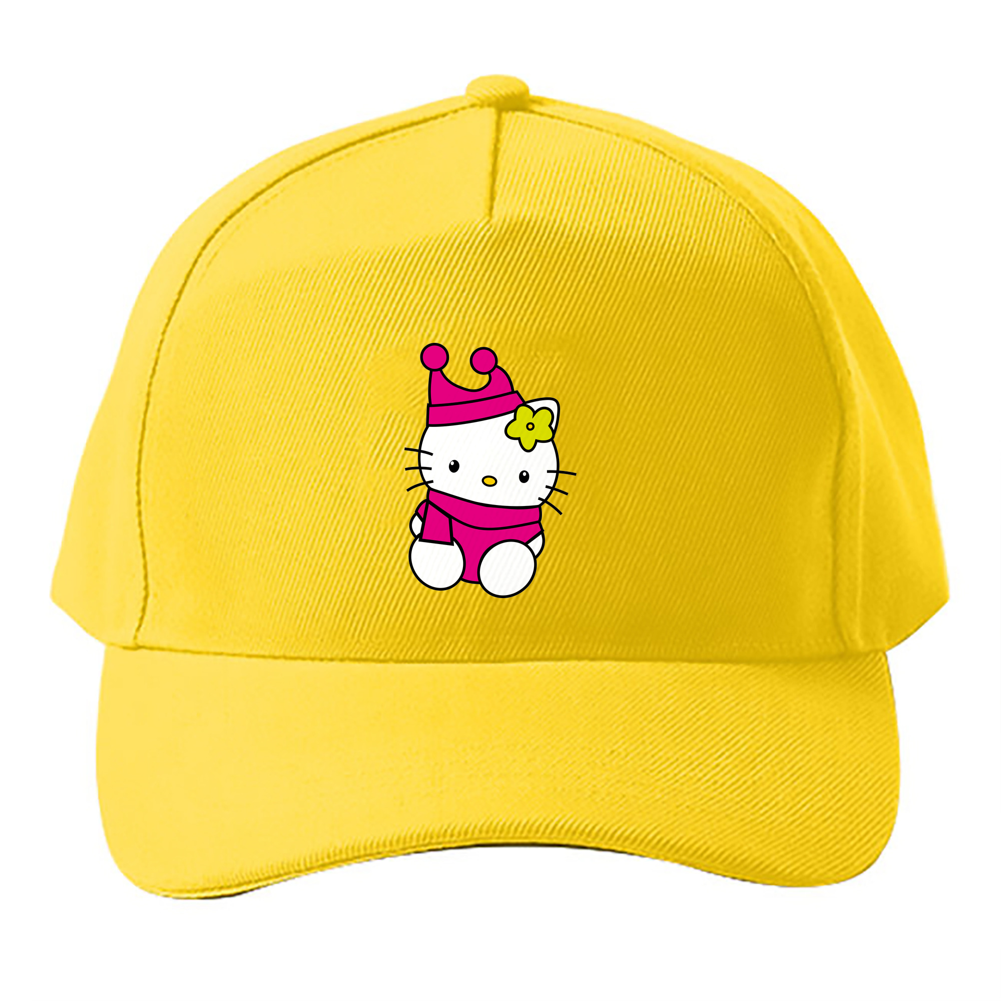 （画像用） Hello Kitty ハローキティ ベースボールキャップ 綿100％ 男女兼用 帽子 スポーツ